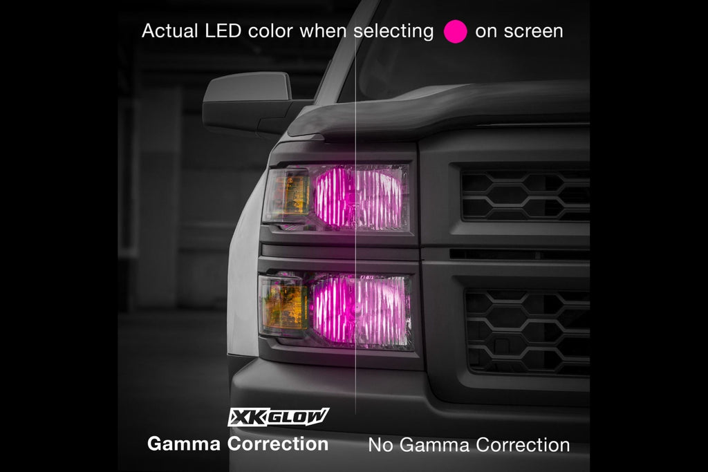 XKChrome RGB LED Bulbs: H7 w/ Controller (Pair)
