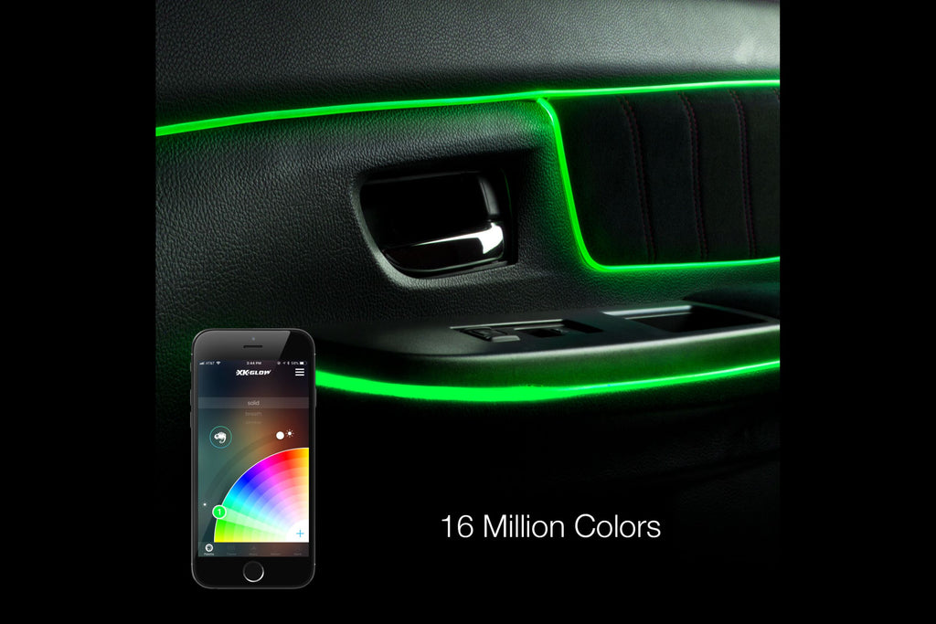 XKChrome RGB LED Fiber Optic Accent Kit: 3x 6ft Strips