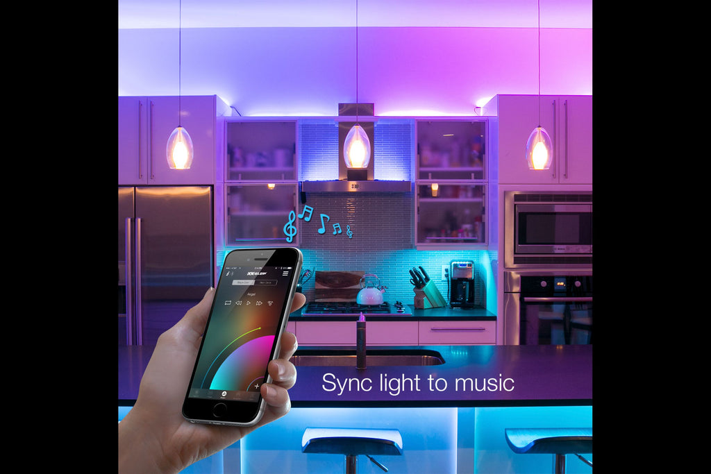 XKChrome RGB LED Home Accent Light Kit: 4x 36in Strips