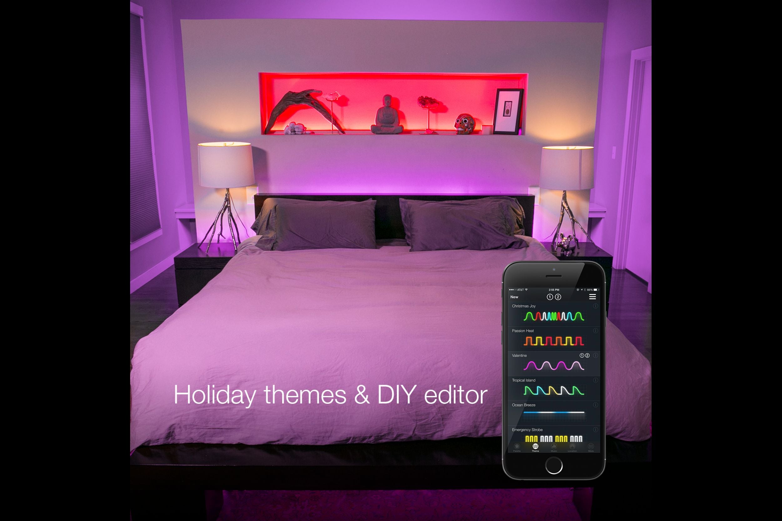 XKChrome RGB LED Home Accent Light Kit: 4x 36in Strips