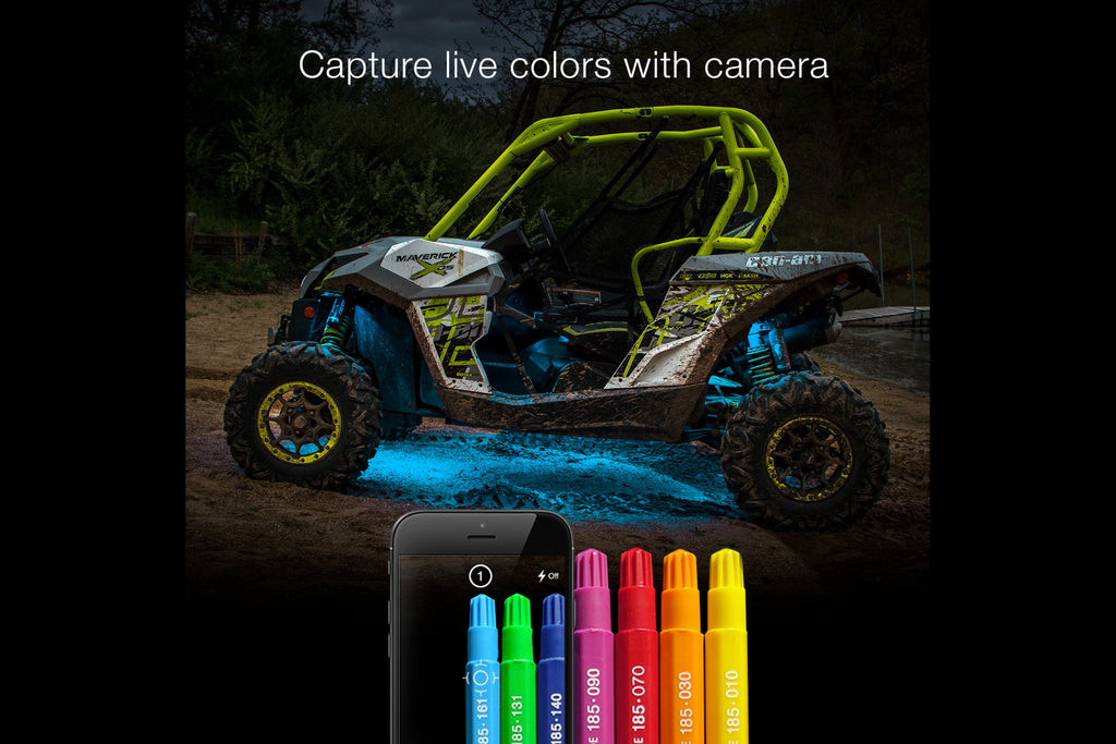 XKChrome RGB LED UTV Accent Light Kit: 16x Pods, 2x 24in, 10x 12in Strips