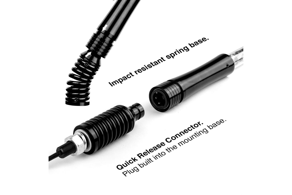 XKChrome RGB LED Whip Light: 48in w/ Dash Mount Controller