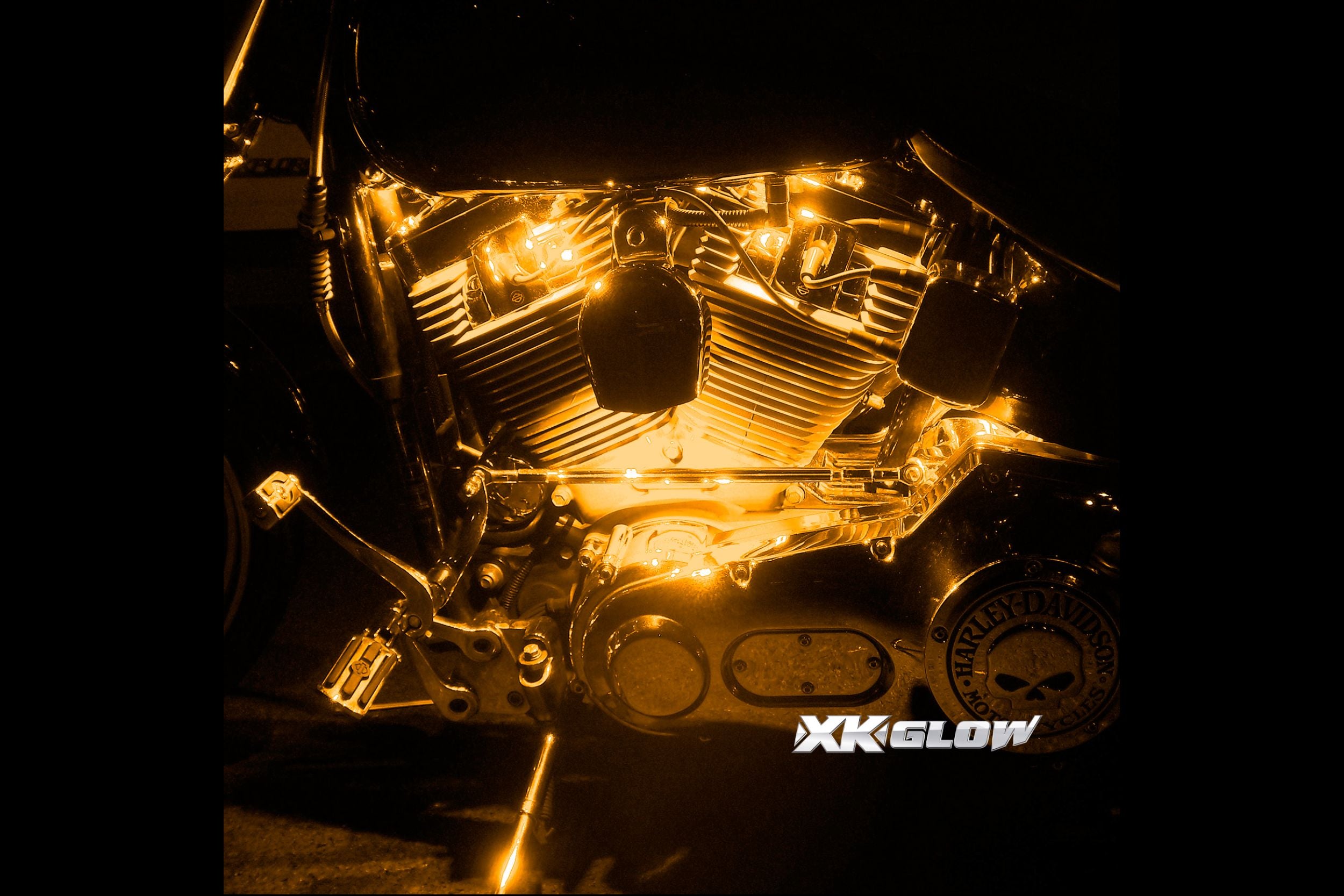 XKGlow Accent Light Kit: 7-Color RGB / 6x Pods, 2x 10in Strips