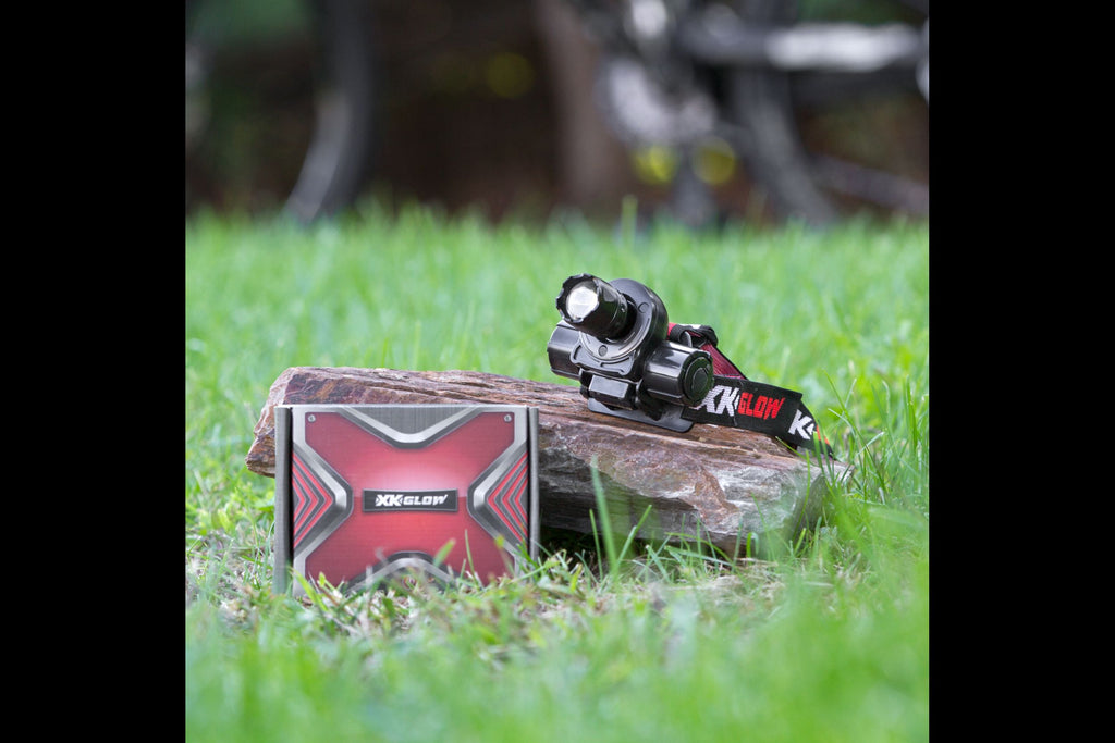 XKGlow Adjustable LED Head Light: Green