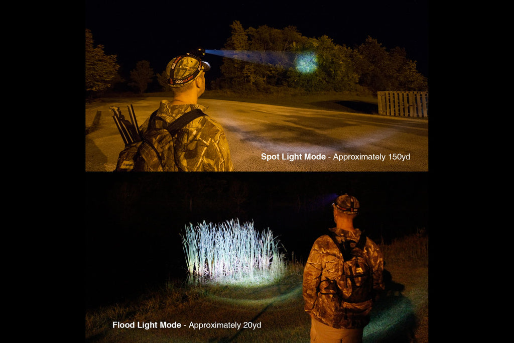 XKGlow Adjustable LED Head Light: Green