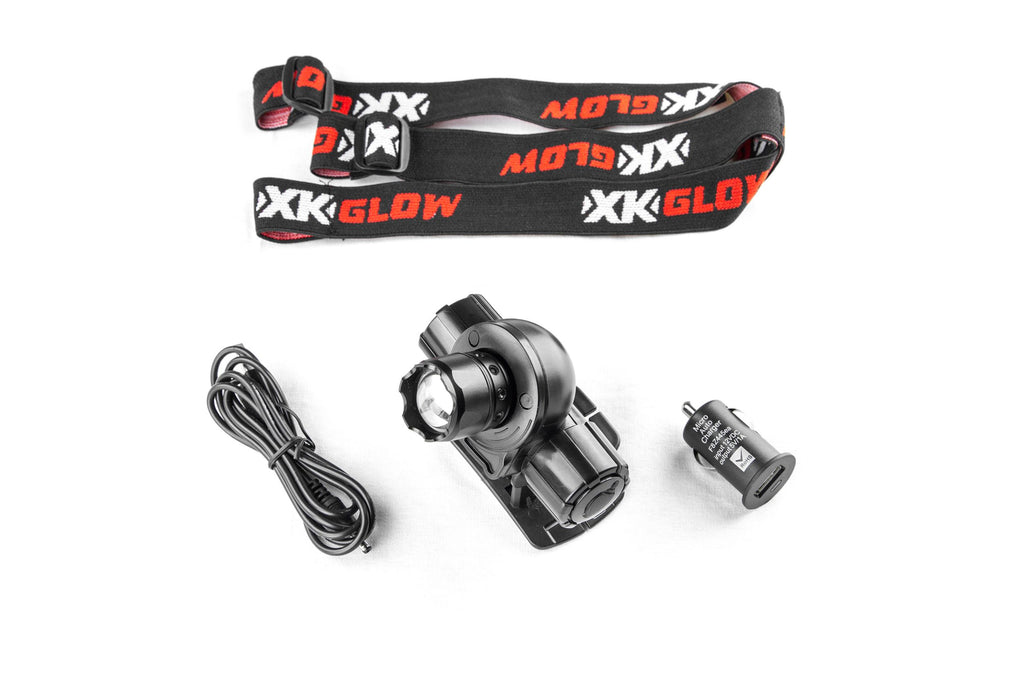 XKGlow Adjustable LED Head Light: Green