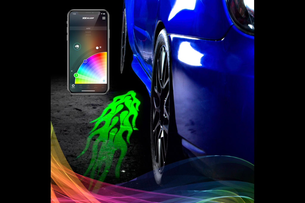 XKGlow CurbFX Projector Accent Lights: Tattoo (Pair)