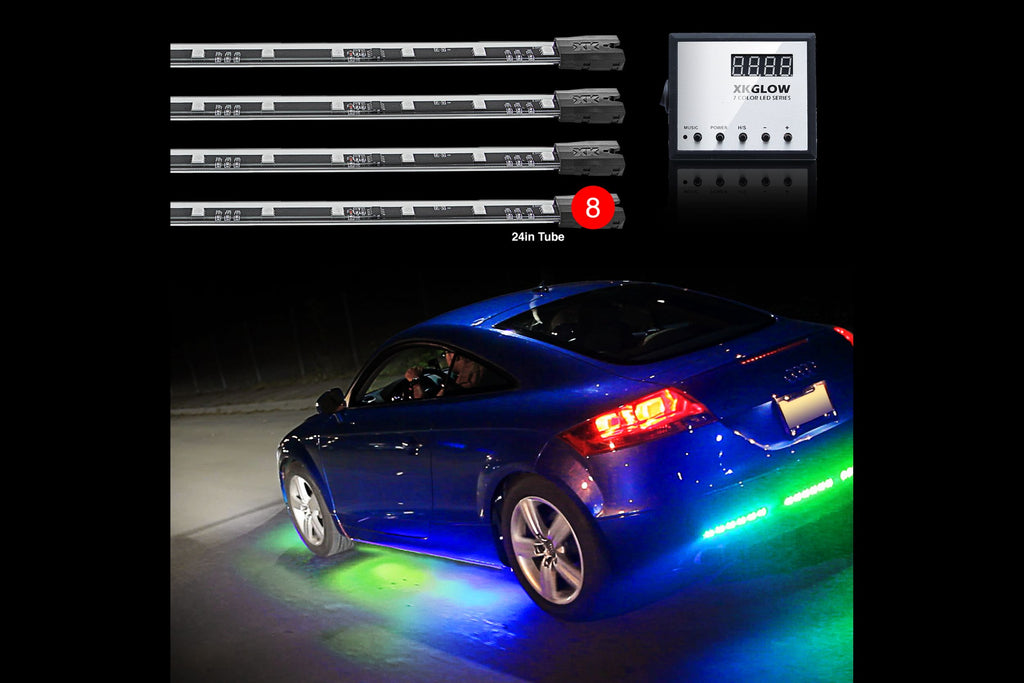 XKGlow Million Color RGB LED Tube: 12in