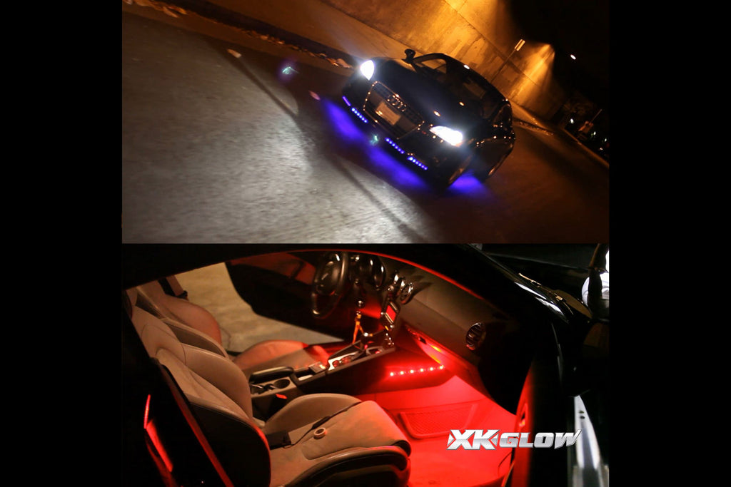 XKGlow Million Color RGB Accent Light Kit: 8x 24in Tubes