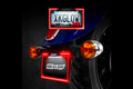 XKGlow Motorcycle Plate Frame: Black / Turn Signal