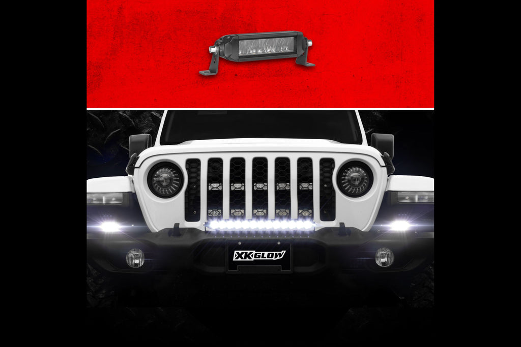 XKGlow Razor LED Light Bar: 20in / Fog+Strobe