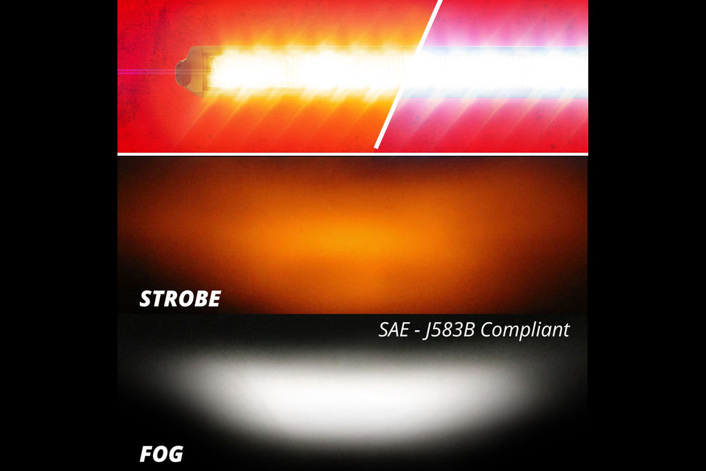 XKGlow Razor LED Light Bar Kit: 10in / Fog+Strobe