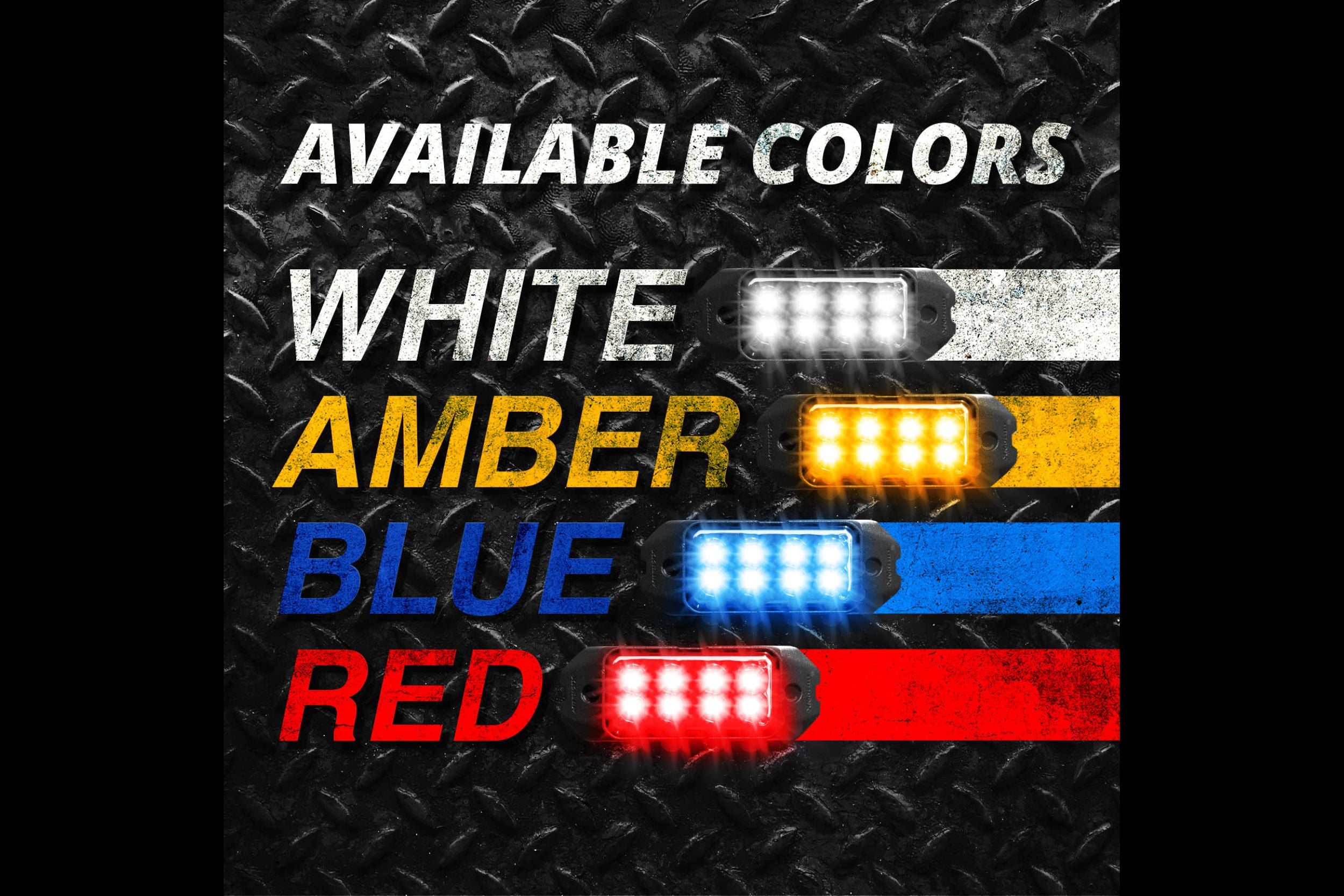 XKGlow Strobe Light Kit: 4x Pods / Red