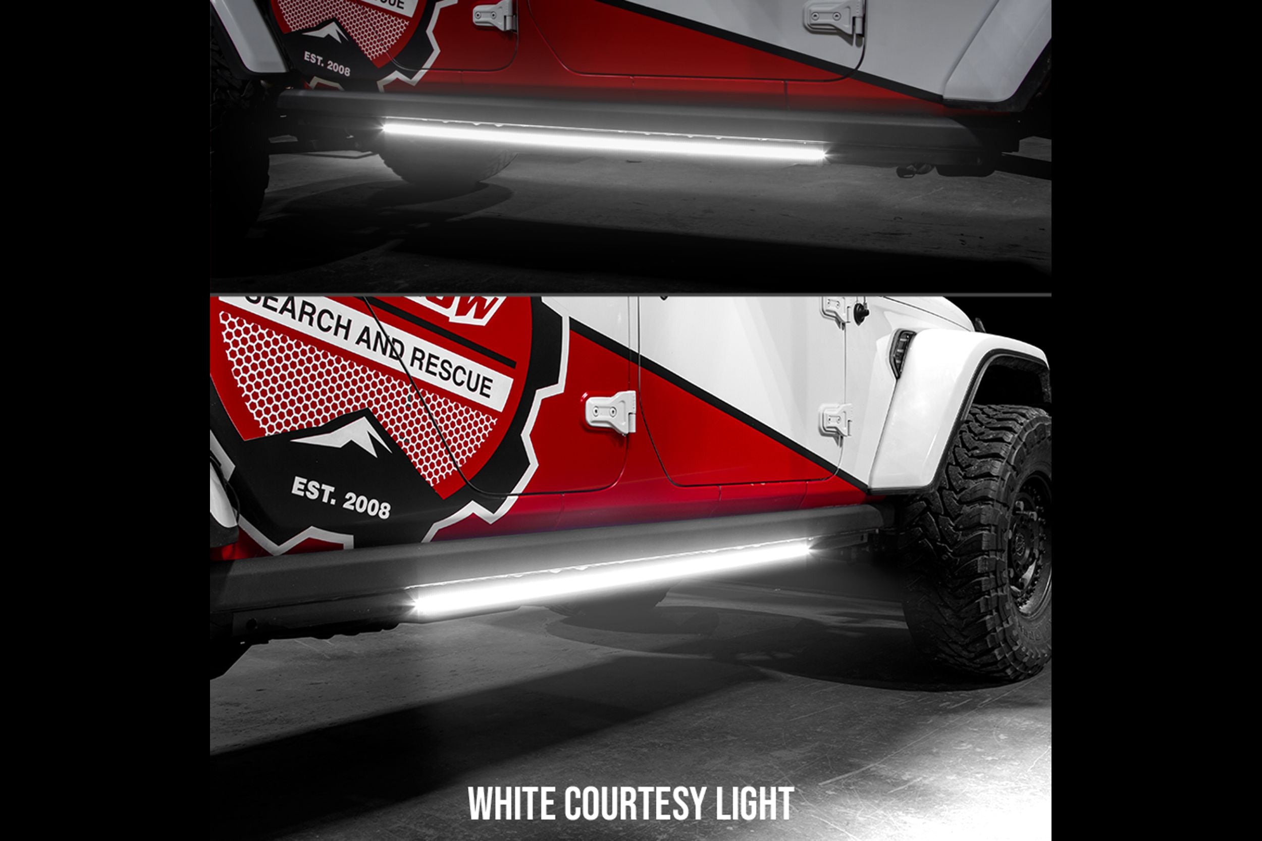 XKGlow Running Board Step Lights: 60in (Pair)