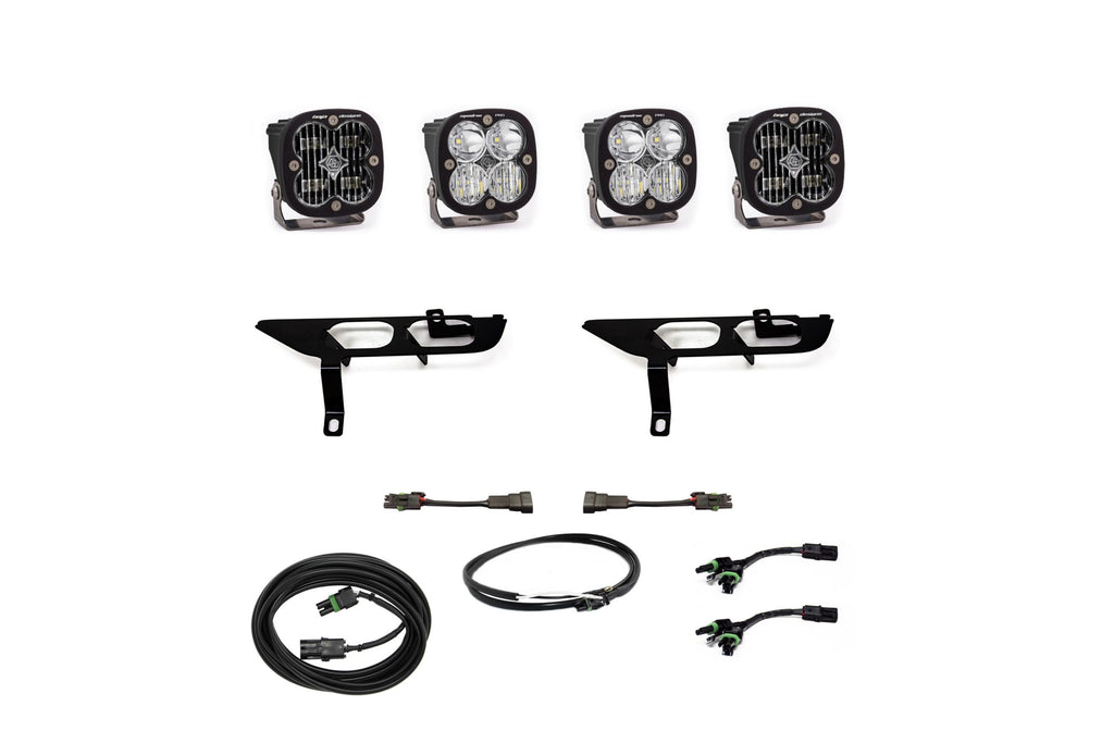 BD LED Fog Kit: 21+ F-150 (SAE White / Pro)