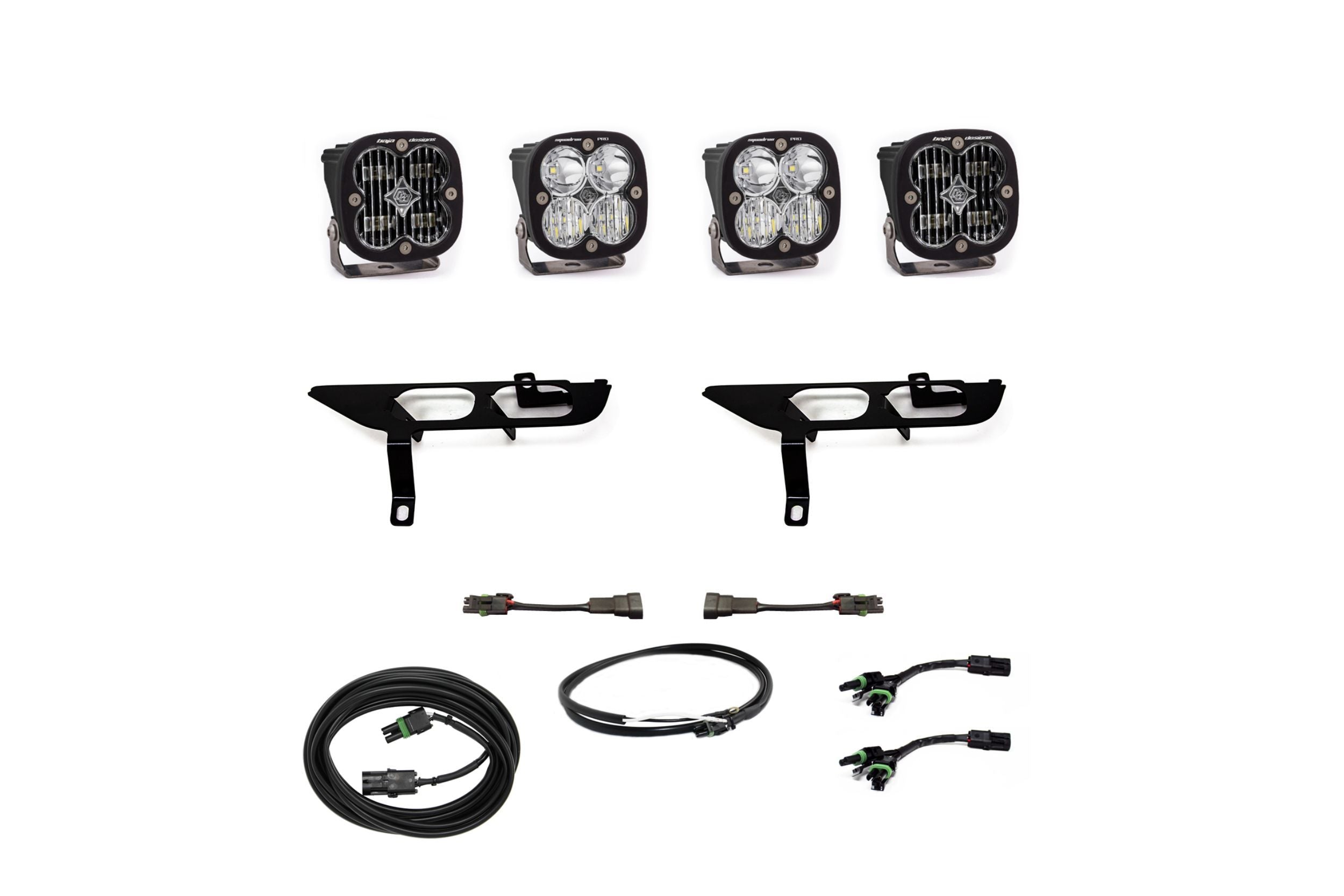 BD LED Fog Kit: 21+ F-150 (SAE Amber / Pro w/ Upfitter)