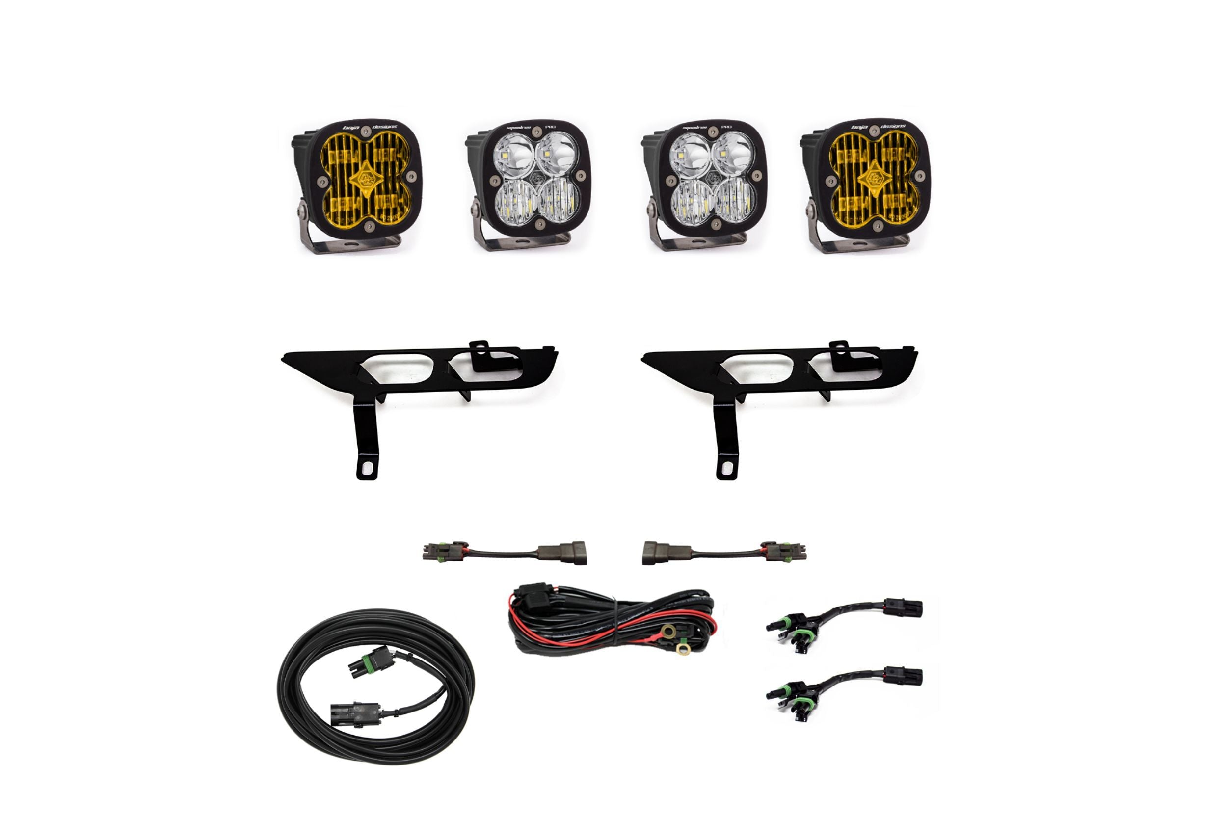BD LED Fog Kit: 21+ F-150 (SAE Amber / Pro w/ Upfitter)