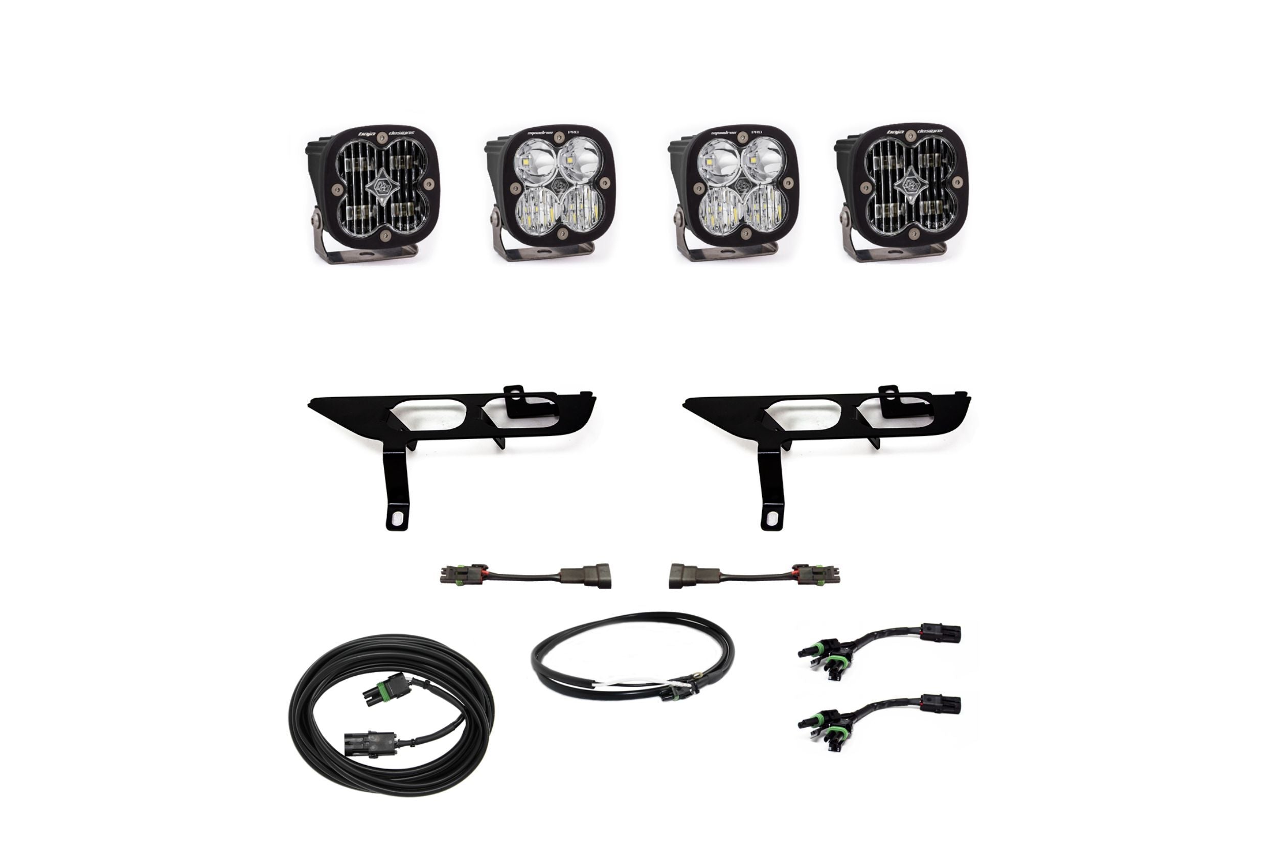 BD LED Fog Kit: 21+ F-150 (SAE Amber / Pro w/ Upfitter)