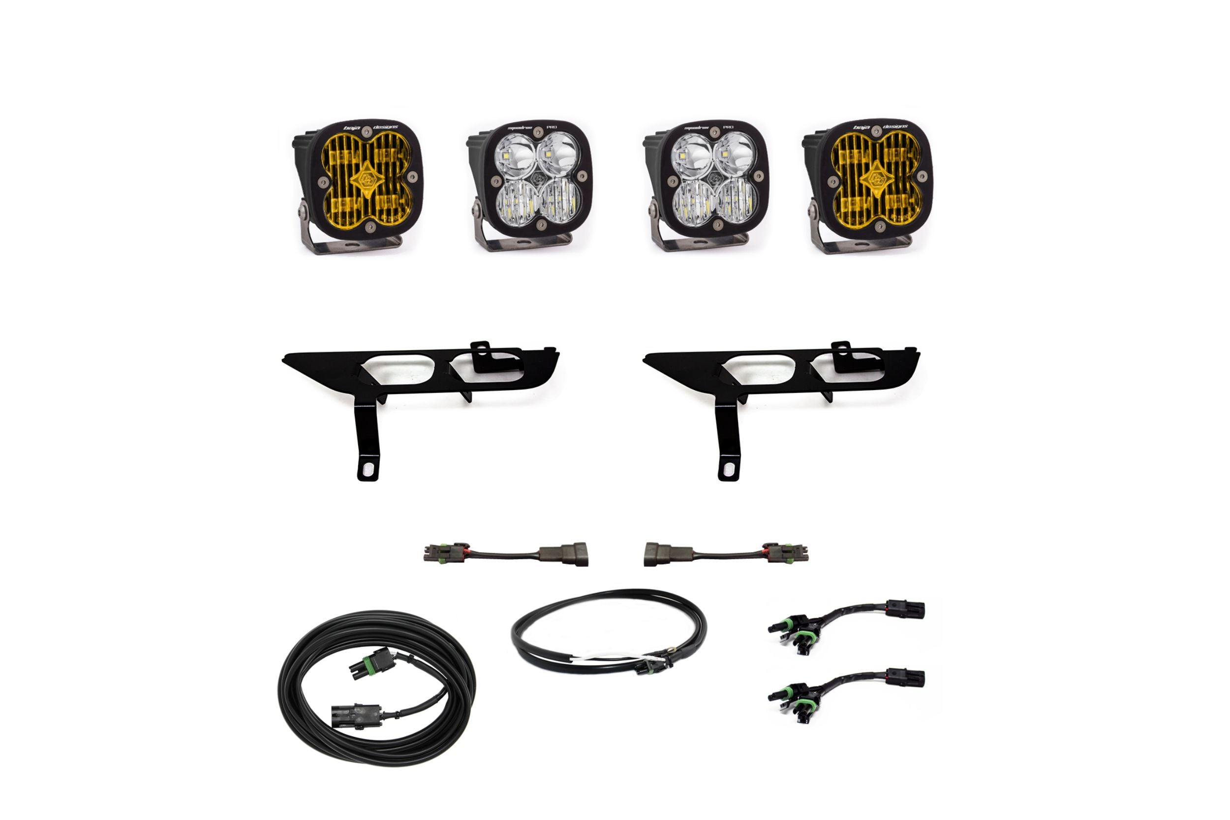 BD LED Fog Kit: 21+ F-150 (SAE White / Pro w/ Upfitter)