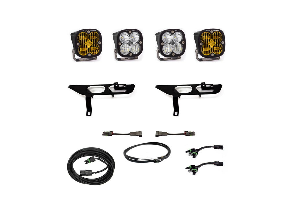 BD LED Fog Kit: 21+ F-150 (SAE Amber / Pro w/ Upfitter)