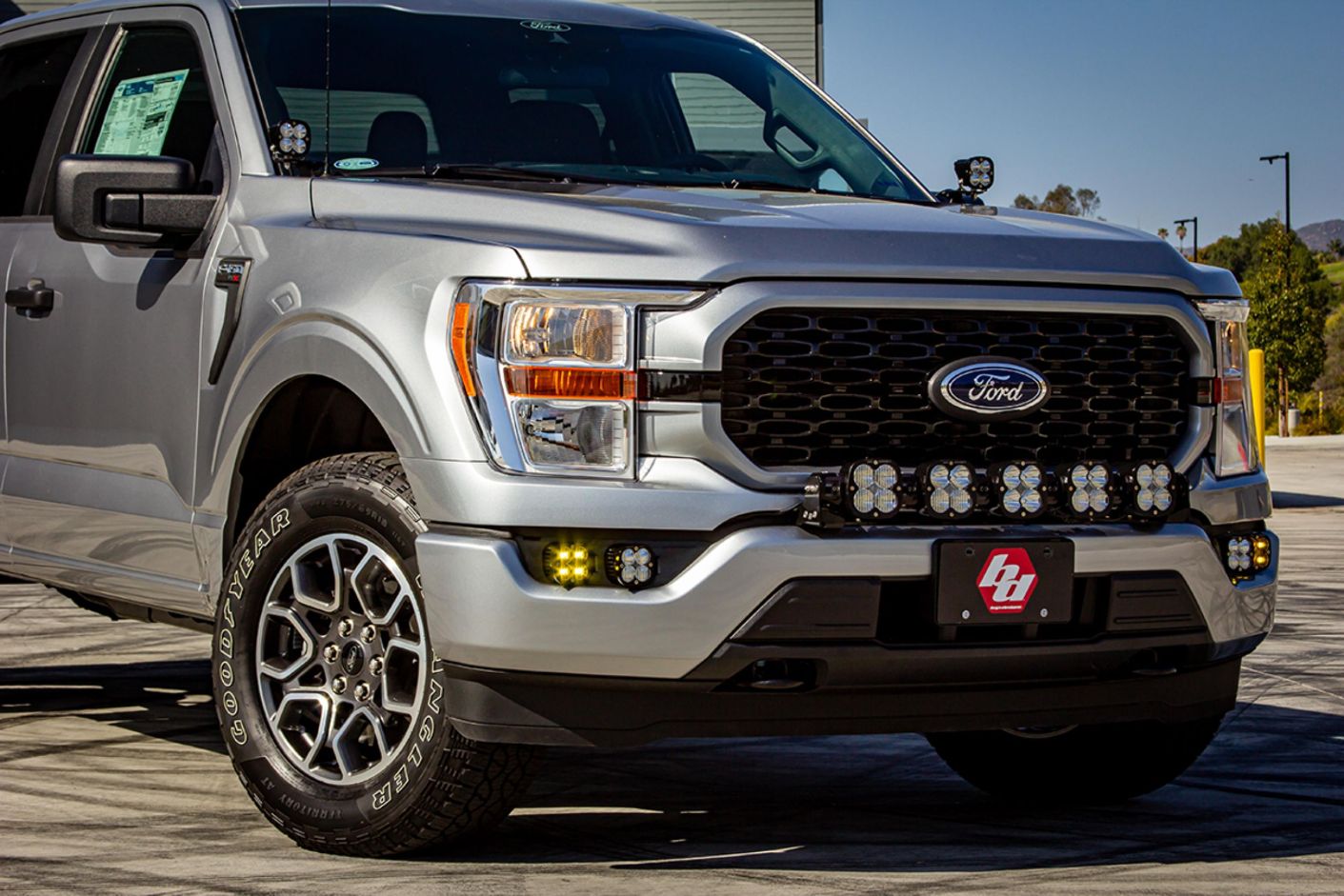 BD LED Fog Kit: 21+ F-150 (SAE Amber / Pro)