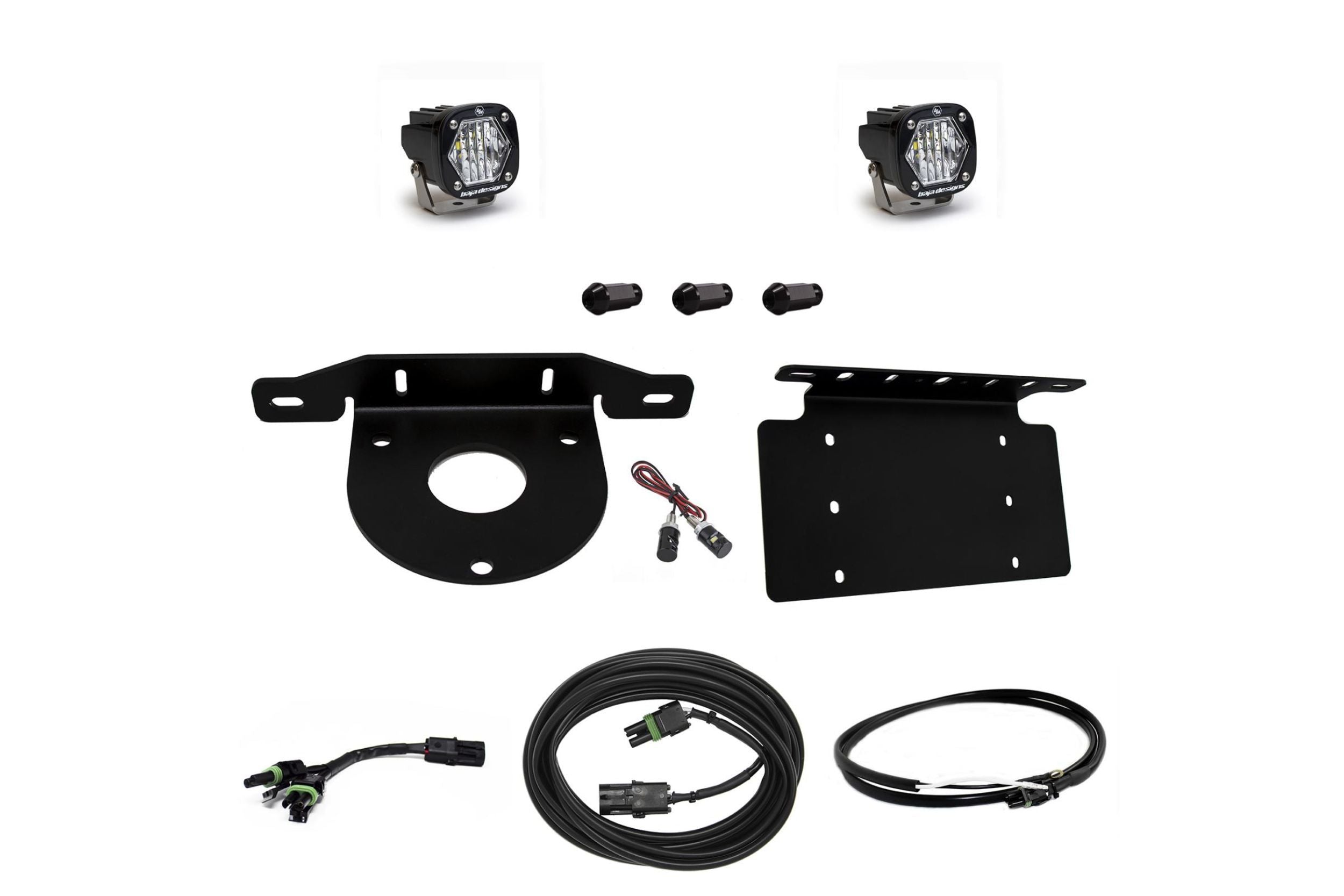 BD Reverse Light LED System: 21+ Bronco (Dual S1 w/ Plate Mount)