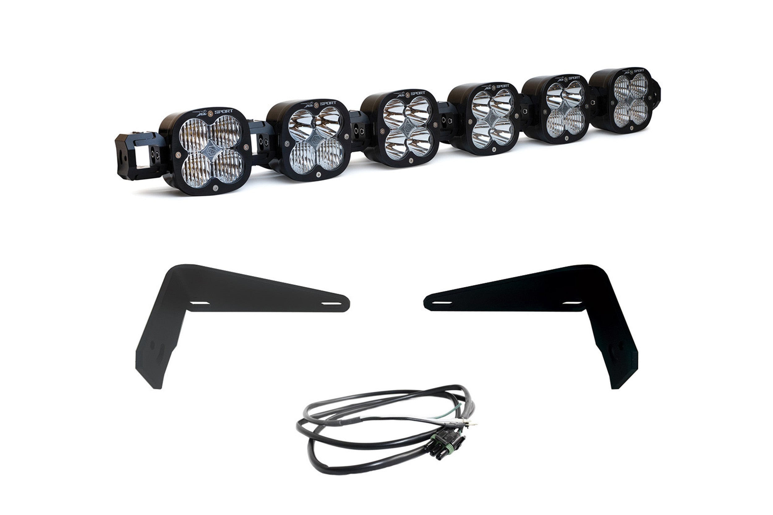 BD Bumper Mount LED System: 21+ Bronco (w/ Steel Bumper) 6x XL w/ Upfitter