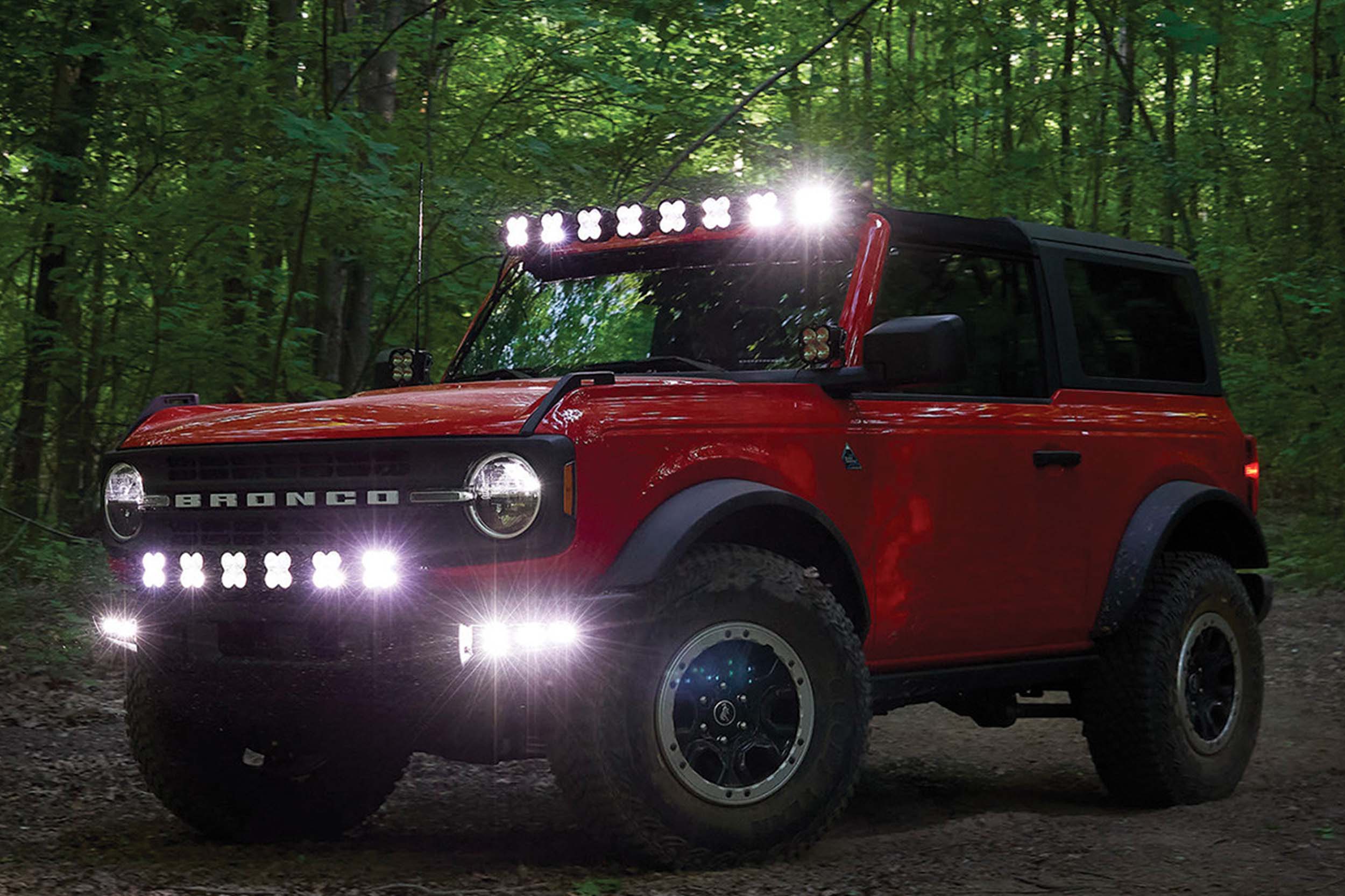 BD Bumper Mount LED System: 21+ Bronco (w/ Plastic Bumper) 6x XL