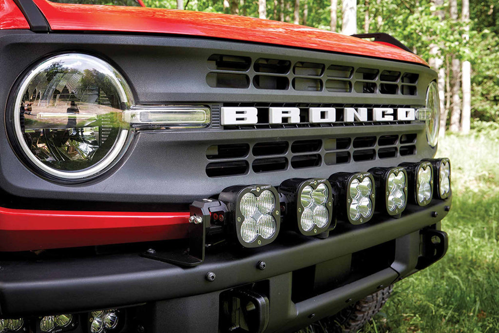 BD Bumper Mount LED System: 21+ Bronco (w/ Plastic Bumper) 6x XL
