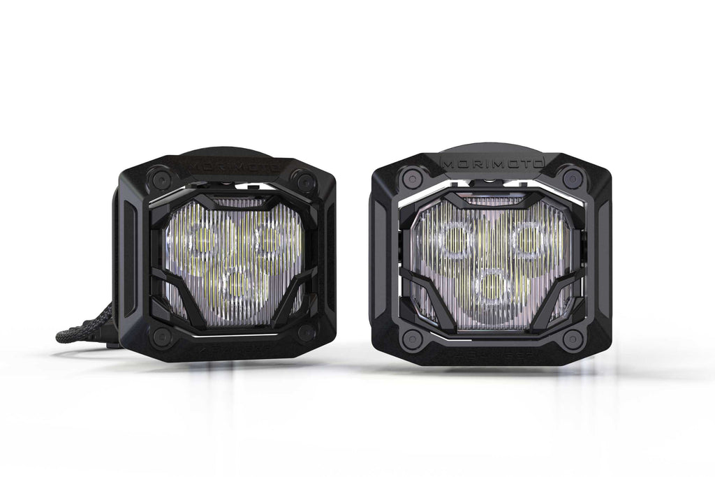 Morimoto 4Banger Adjustable Flush-Mount Kit: (HXB Yellow Spot Beam)