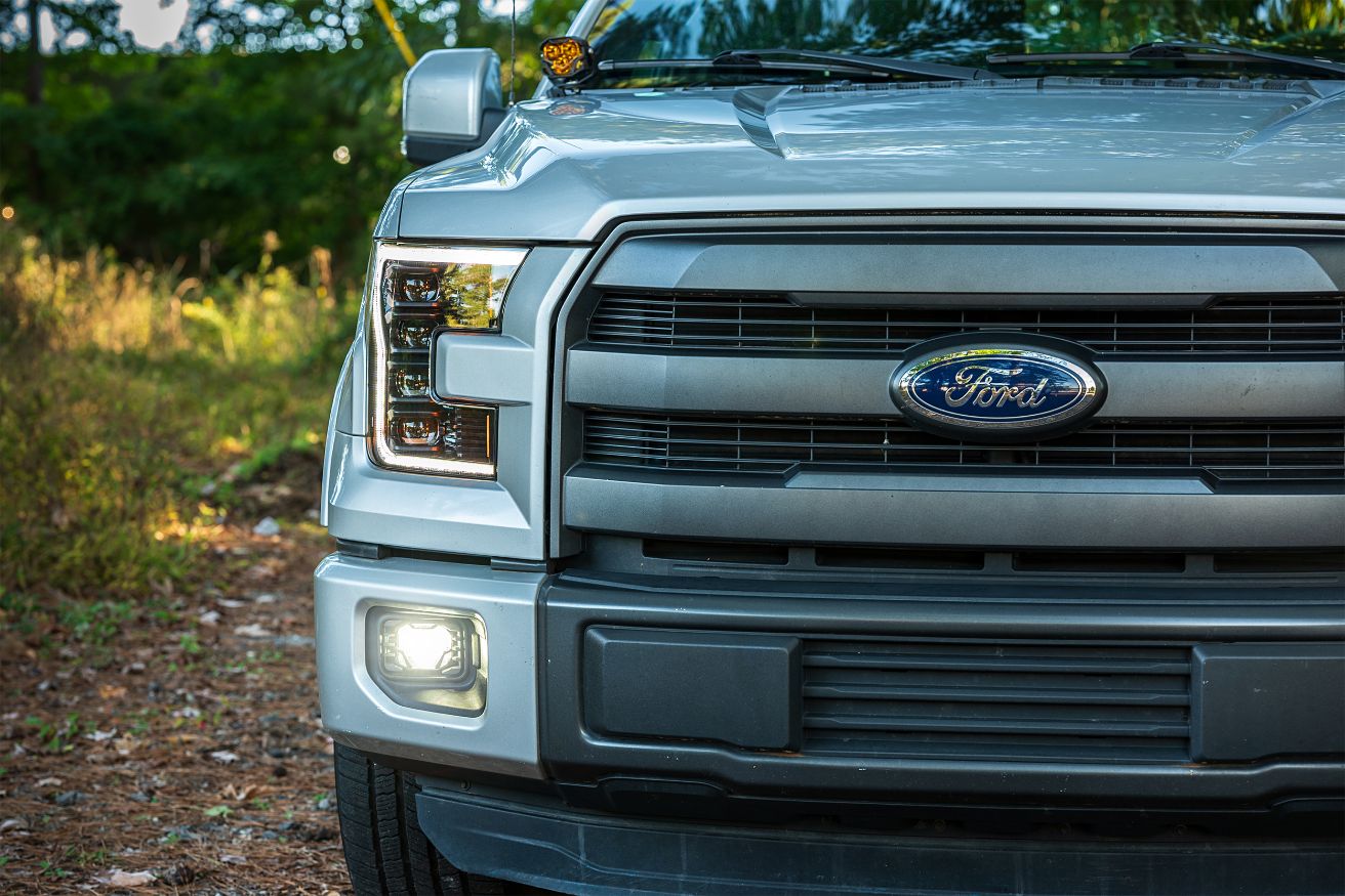 4Banger Fog Lights: 15-20 F150 (NCS White SAE Wide Beam)