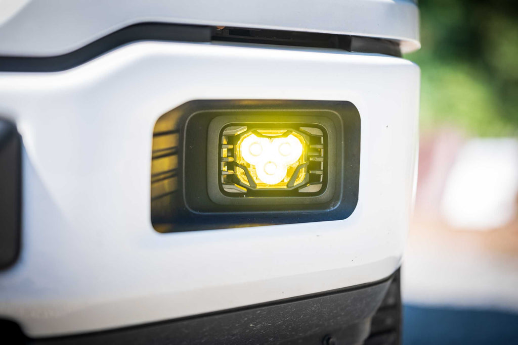 4Banger Fog Lights: 15-20 F150 (HXB Yellow Spot Beam)