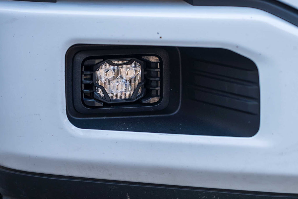 4Banger Fog Lights: 17-22 Super Duty (HXB White Spot Beam)
