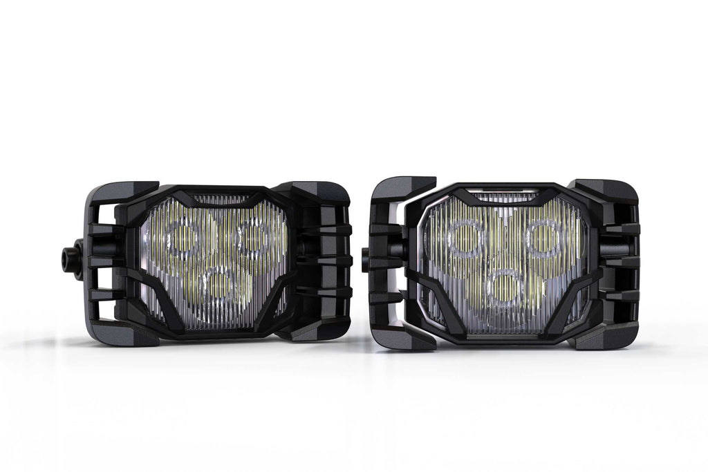 4Banger Fog Lights: 17-22 Super Duty (HXB Yellow Spot Beam)