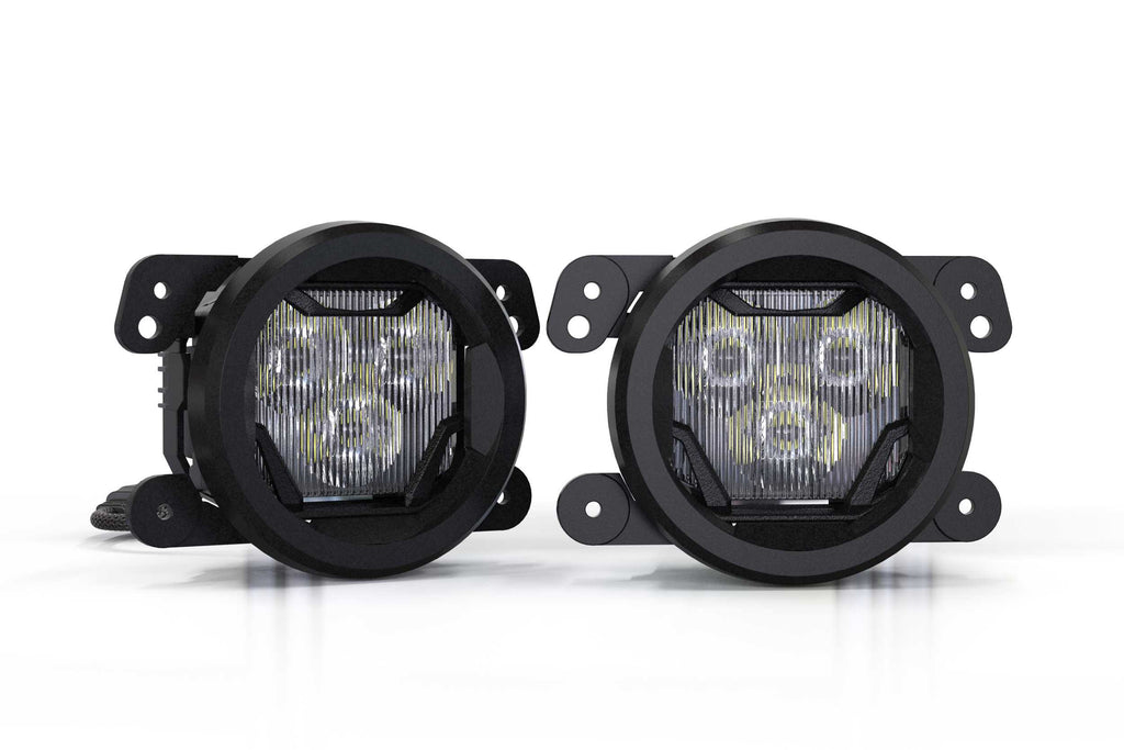 4Banger Fog Lights: 14-17 Cherokee (HXB Yellow Spot Beam)