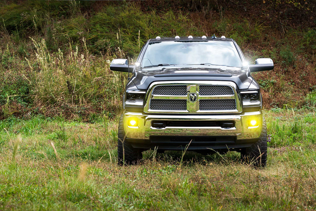 4Banger Fog Lights: 10-18 Ram HD (NCS Yellow Spot Beam)