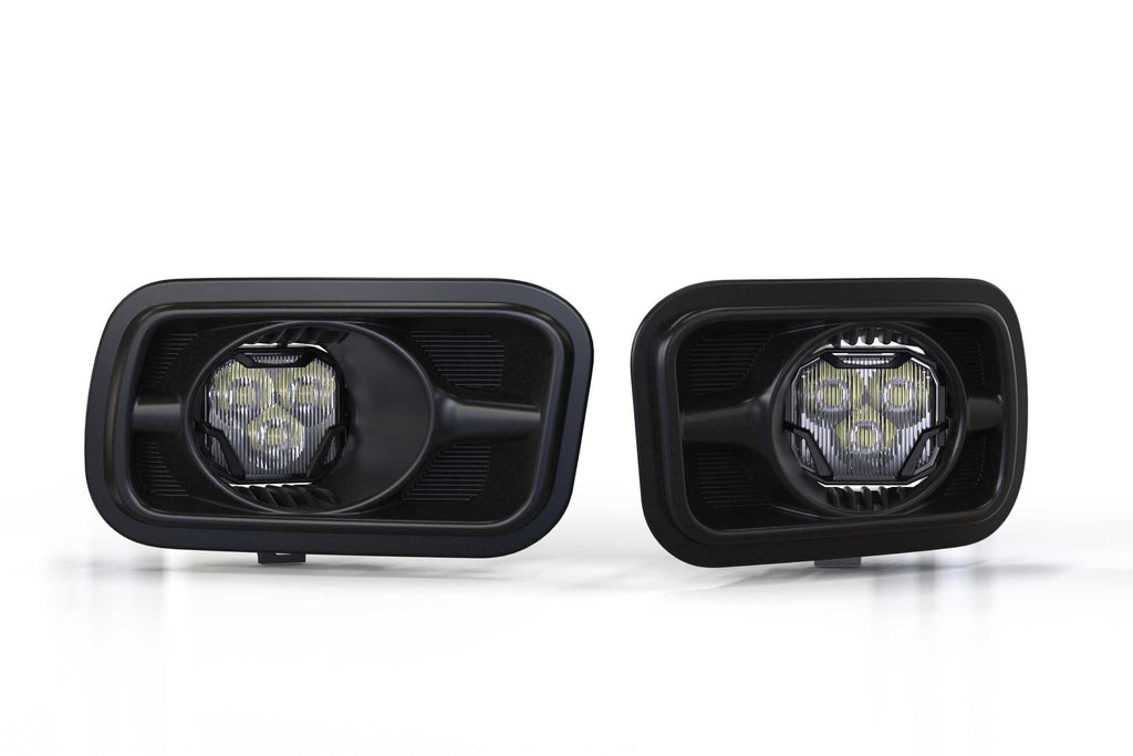 4Banger Fog Lights: 10-18 Ram HD (NCS Yellow SAE Wide Beam)