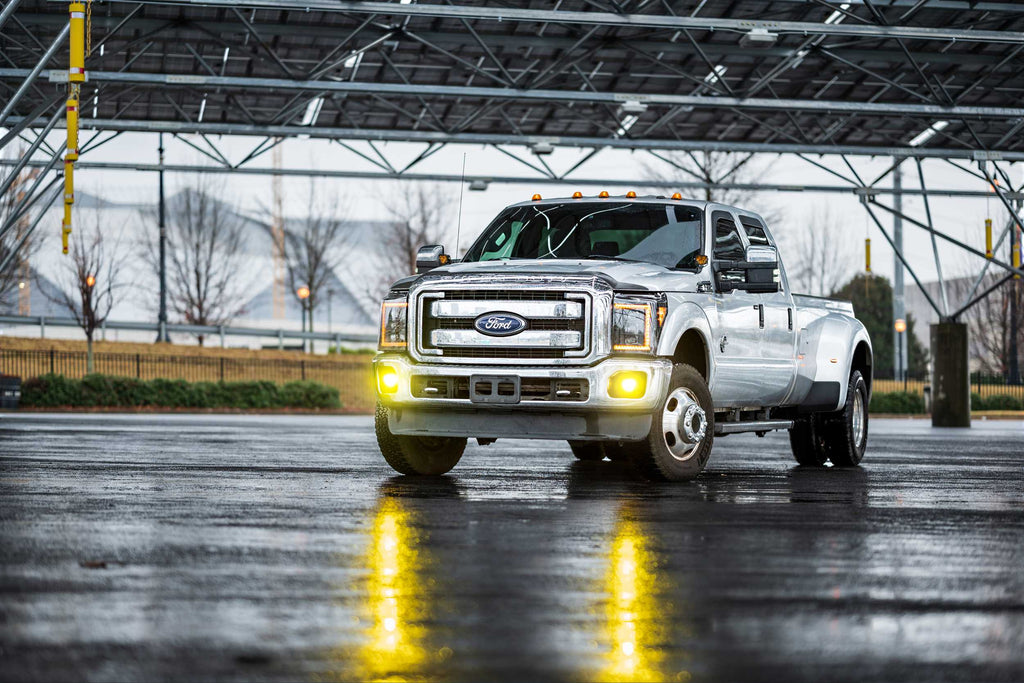 4Banger Fog Lights: 99-16 Super Duty (NCS Yellow Spot Beam)