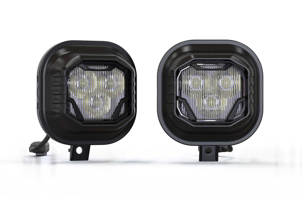4Banger Fog Lights: 99-16 Super Duty (HXB White Spot Beam)