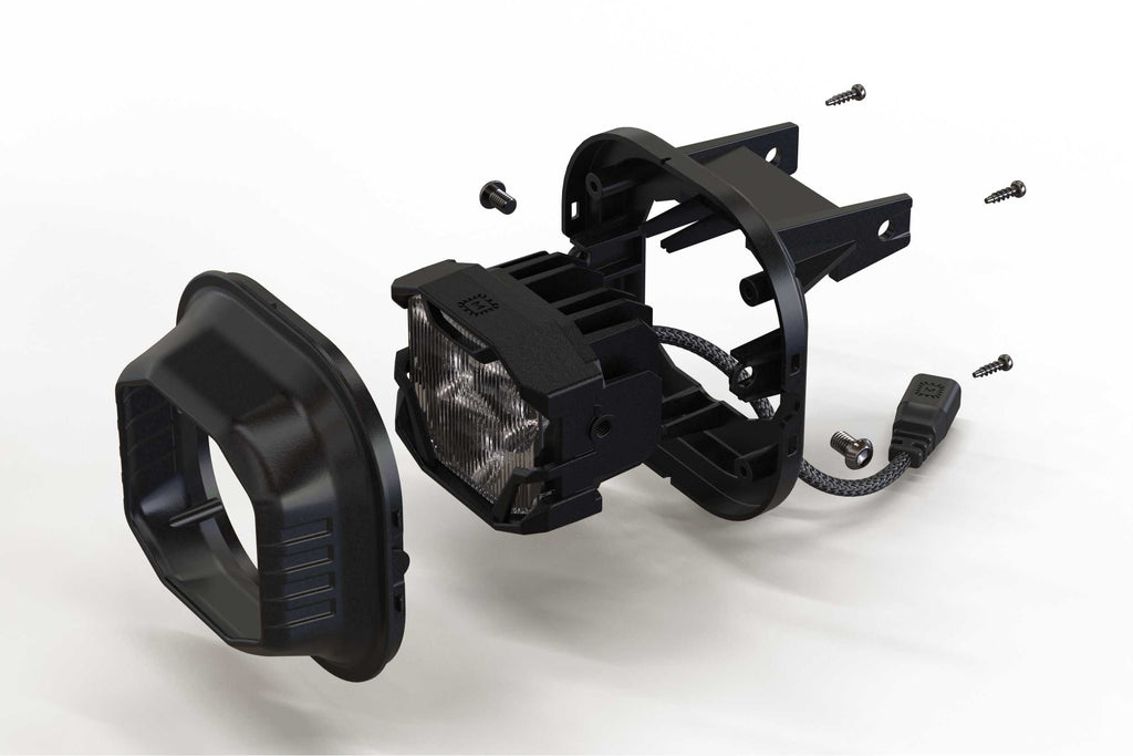 4Banger Fog Lights: 99-16 Super Duty (HXB White Combo Beam)