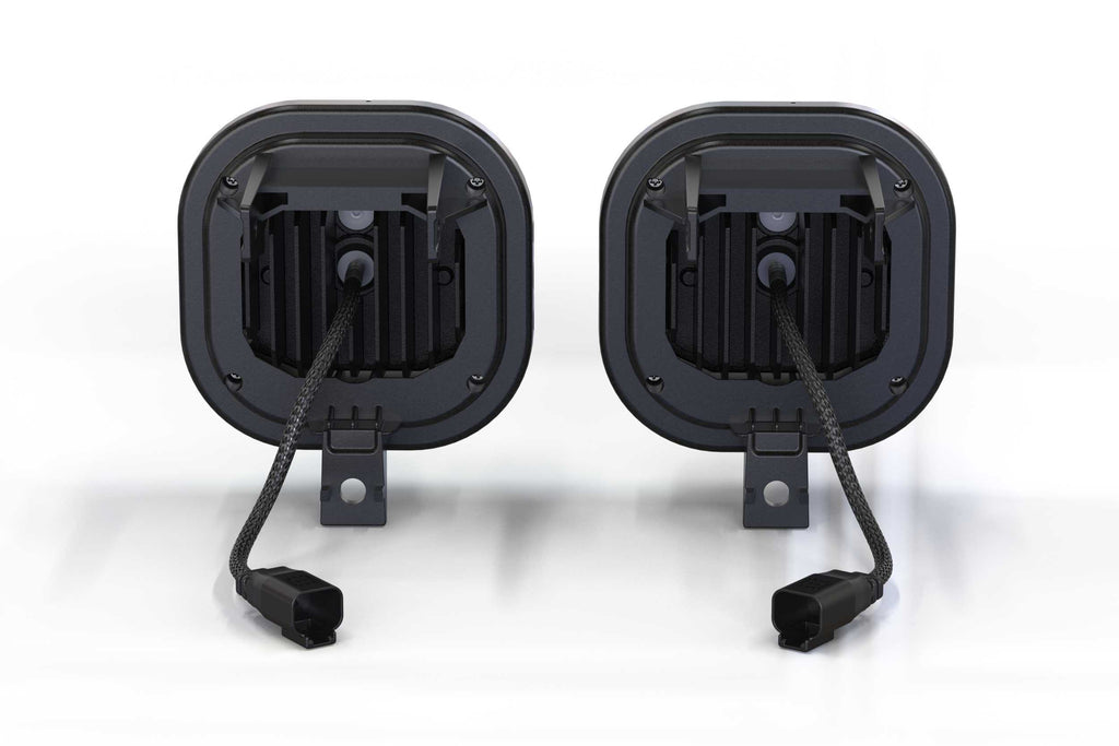 4Banger Fog Lights: 99-16 Super Duty (HXB White SAE Wide Beam)