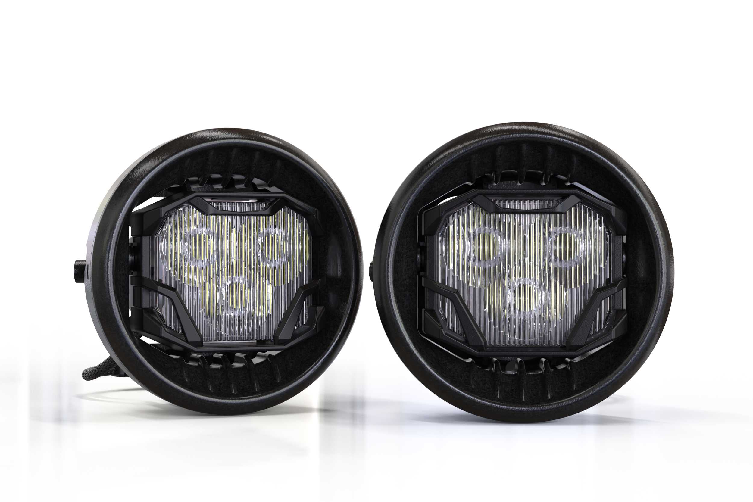 4Banger Fog Lights: Type T2 (HXB White SAE Wide Beam)