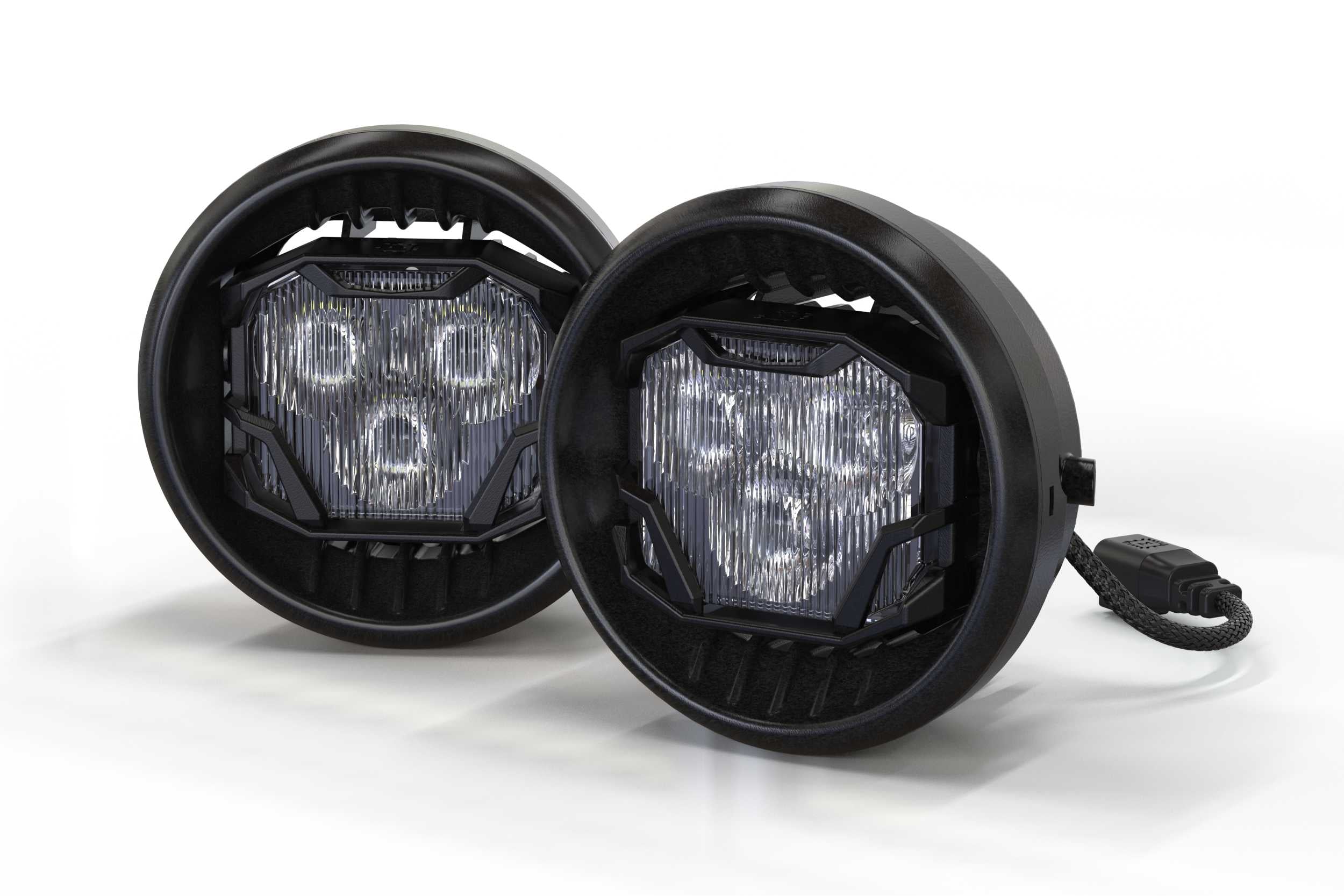 4Banger Fog Lights: Type T2 (HXB White SAE Wide Beam)