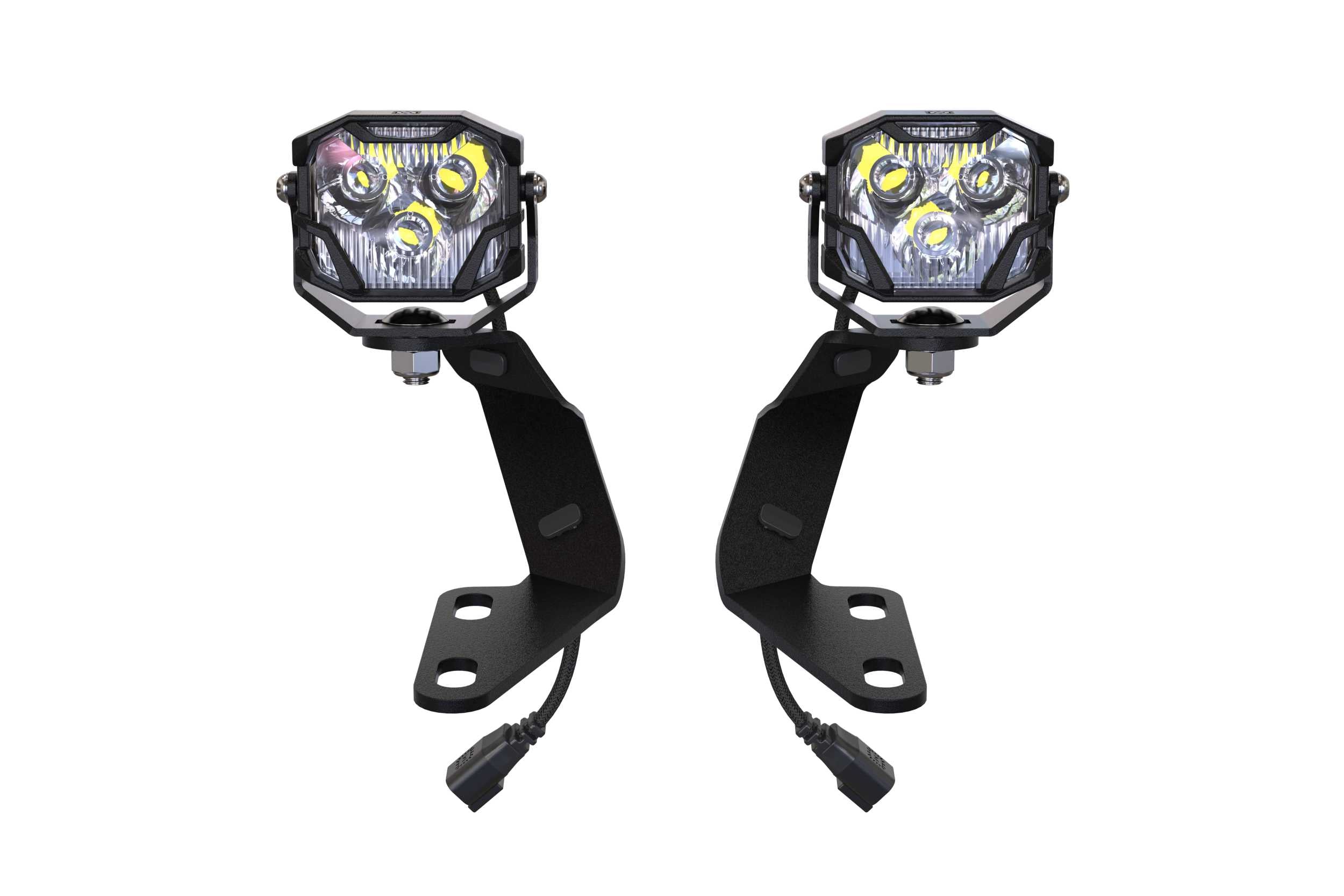 Morimoto 4Banger Ditch Light Kit: 03-09 4Runner (NCS White Spot Beam)