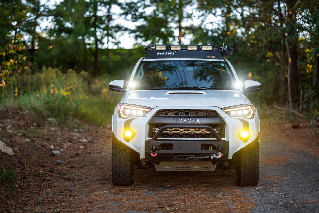 Morimoto 4Banger Ditch Light Kit: 03-09 4Runner (NCS Yellow Spot Beam)