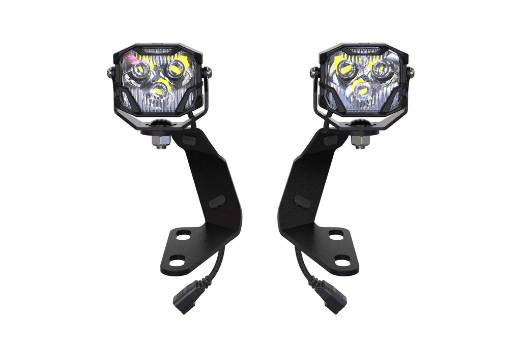 Morimoto 4Banger Ditch Light Kit: 03-09 4Runner (NCS White SAE Wide Beam)
