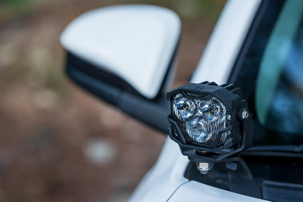 Morimoto 4Banger Ditch Light Kit: 10-13 4Runner (HXB White Spot Beam)