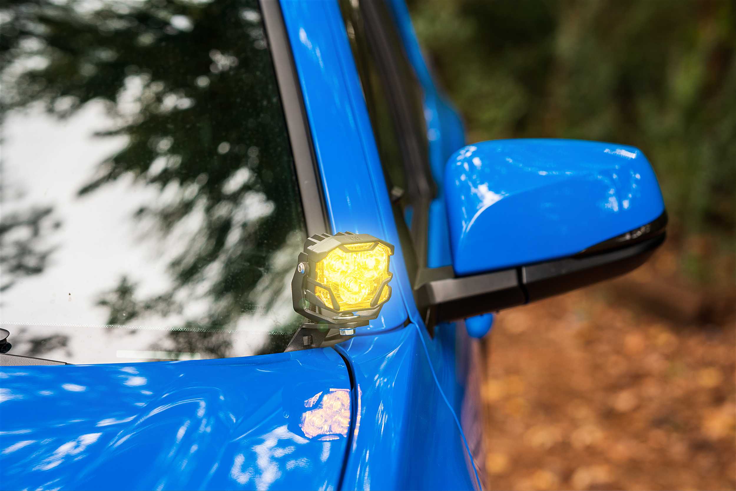 Morimoto 4Banger Ditch Light Kit: 16-23 Tacoma (NCS Yellow Spot Beam)