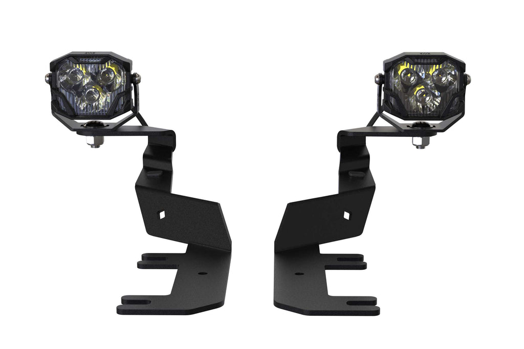 Morimoto 4Banger Ditch Light Kit: 17-22 Super Duty (NCS Yellow Spot Beam)