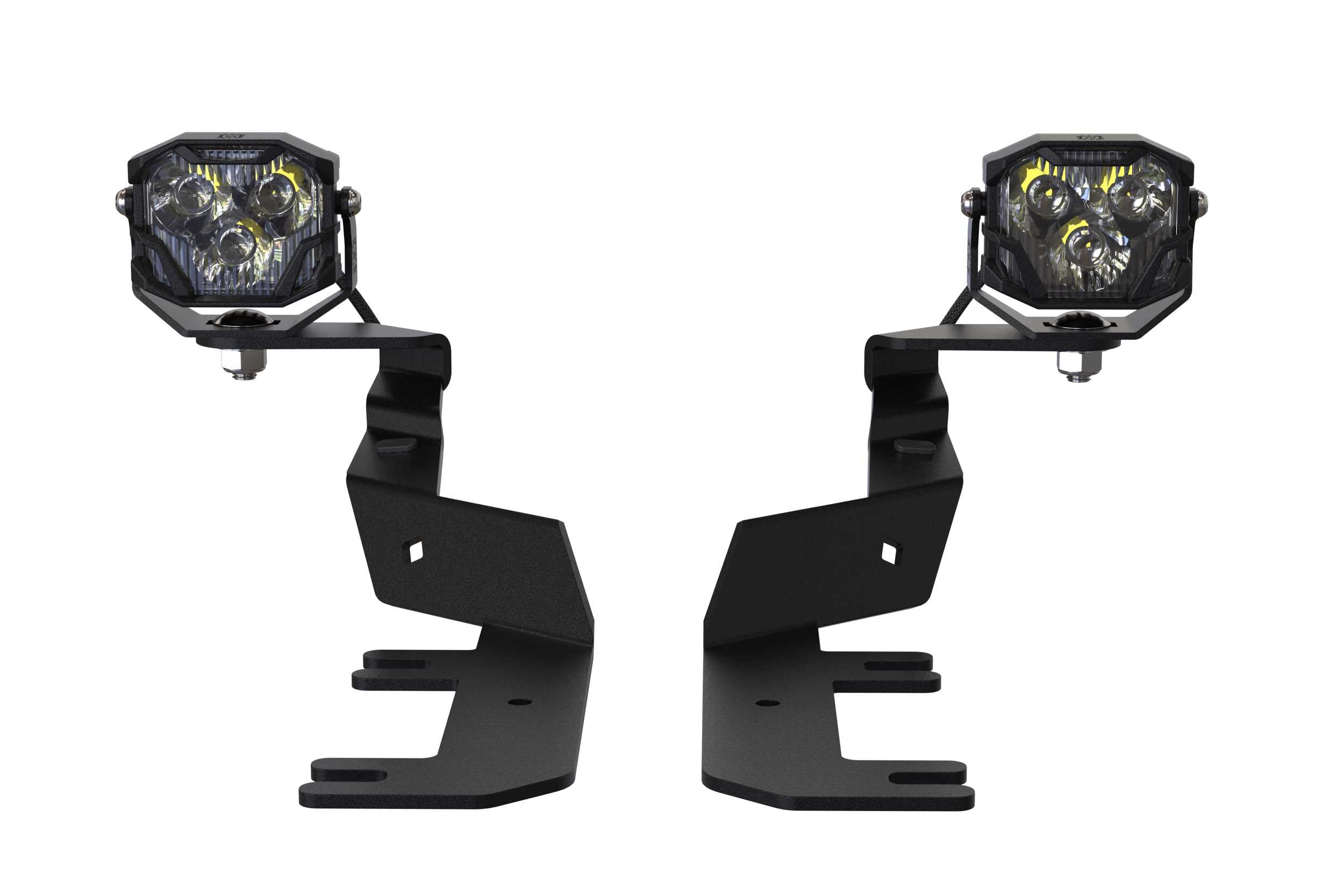 Morimoto 4Banger Ditch Light Kit: 17-22 Super Duty (NCS White SAE Wide Beam)
